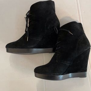 KORS  Michael Kors Channing Lace Up Wedge Boots